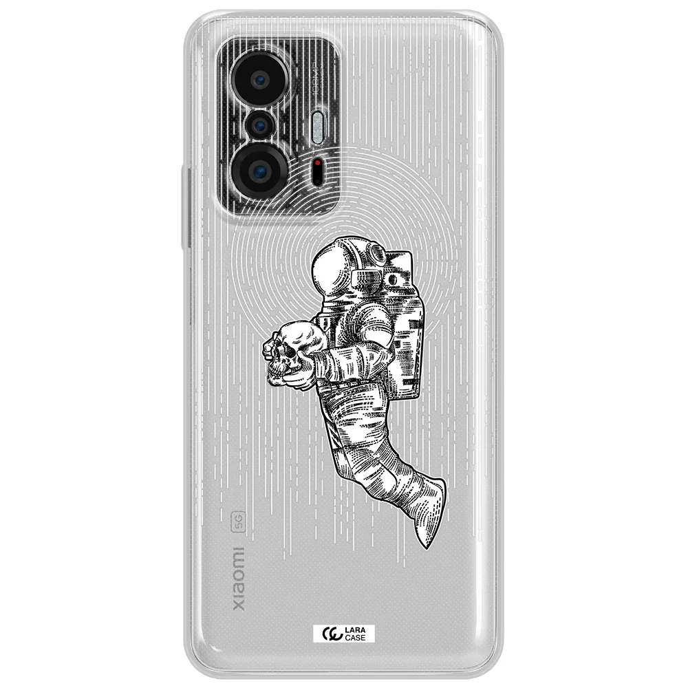 Astronaut Holding A Skull Xiaomi 11T Clear Tpu Case