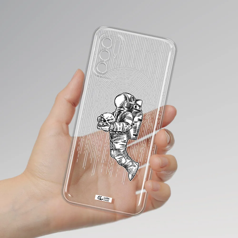 Astronaut Holding A Skull Xiaomi Poco M4 Pro 5G Clear Tpu Case