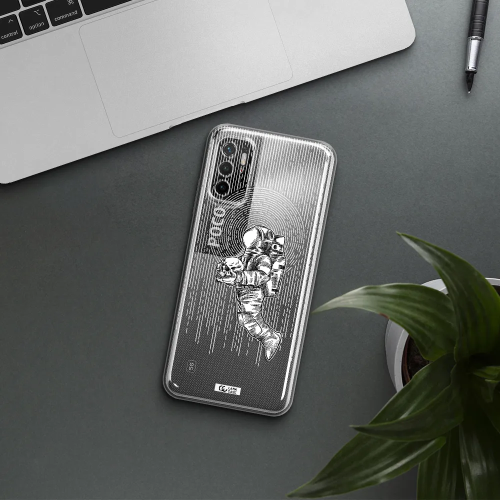 Astronaut Holding A Skull Xiaomi Poco M4 Pro 5G Clear Tpu Case