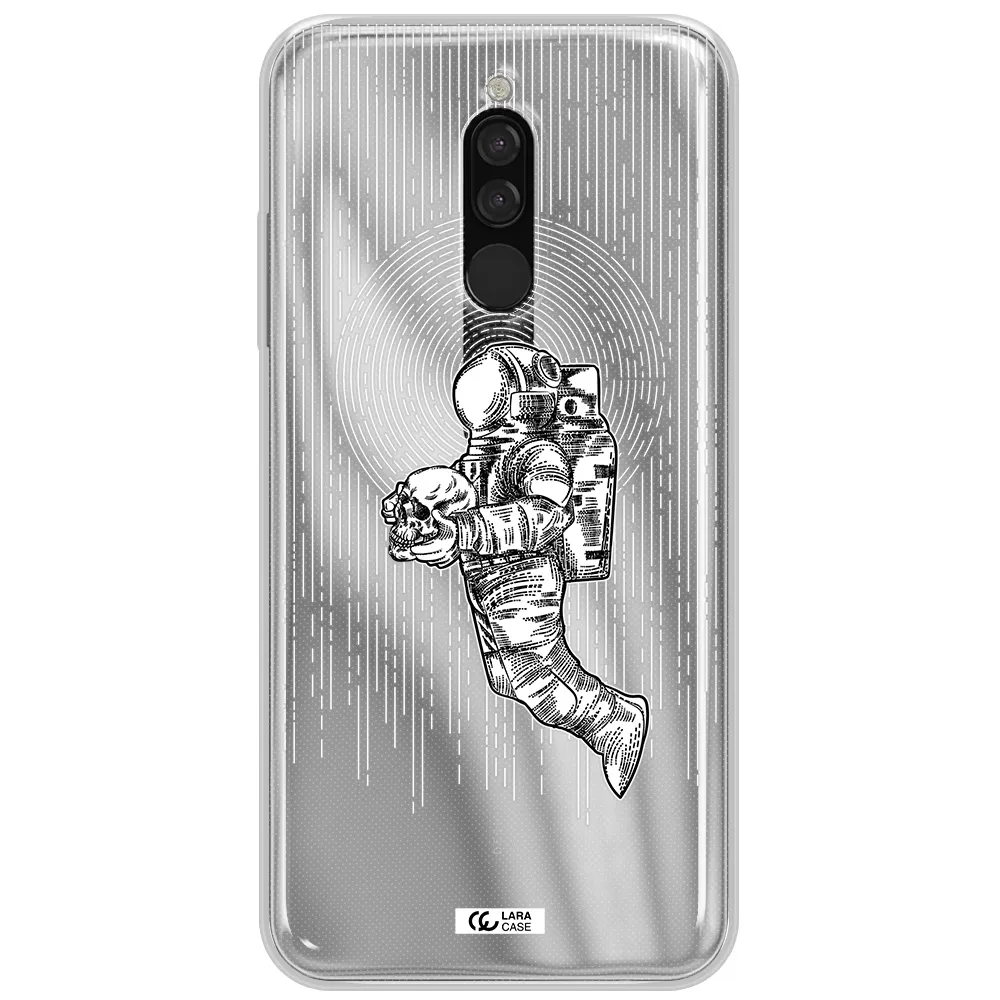 Astronaut Holding A Skull Xiaomi Redmi 8 Clear Tpu Case