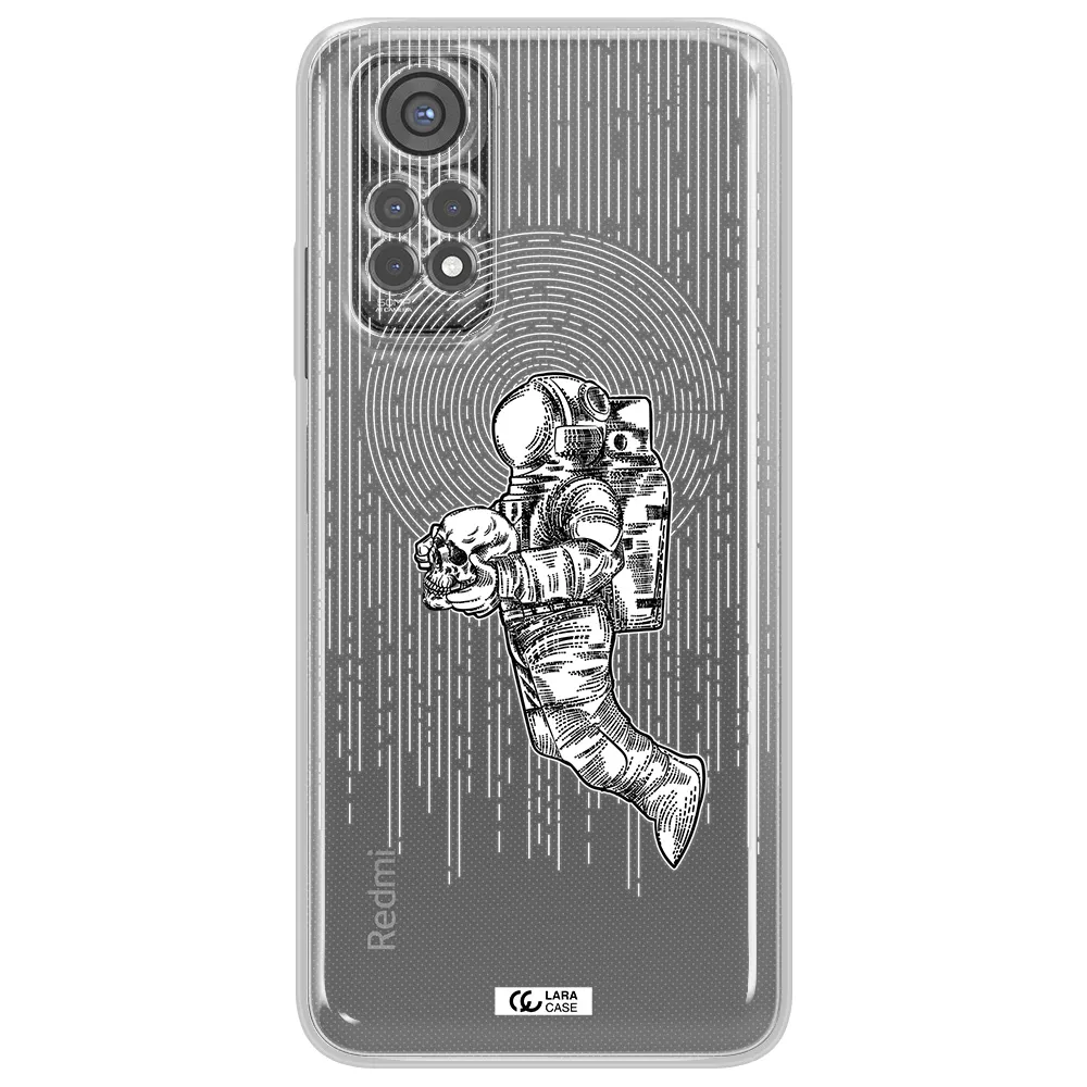 Astronaut Holding A Skull Xiaomi Redmi Note 11S Clear Tpu Case