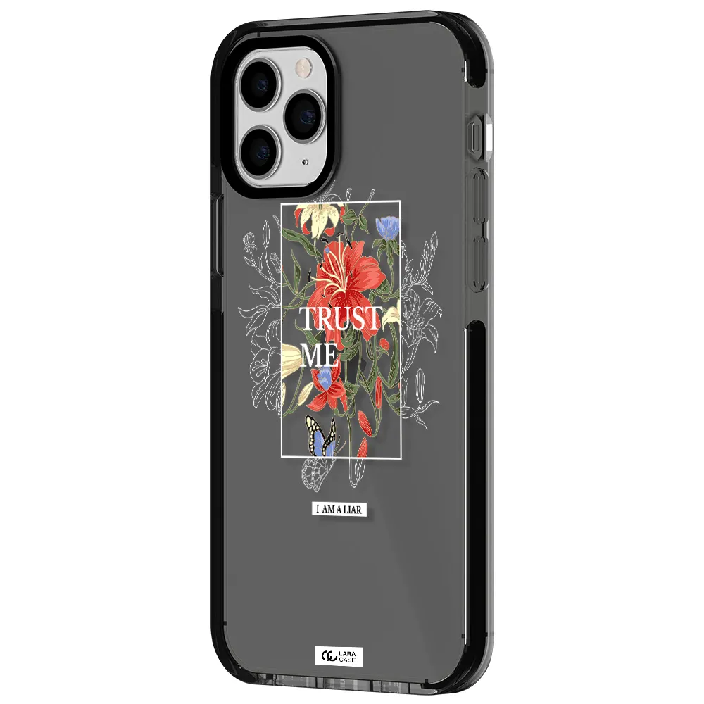 Trust Me Apple iPhone 11 pro max impact Smoke Black Case