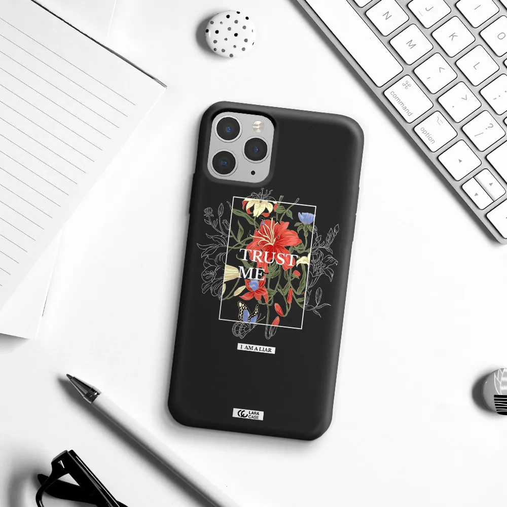 Trust Me Apple iPhone 11 pro max Silicone black Case