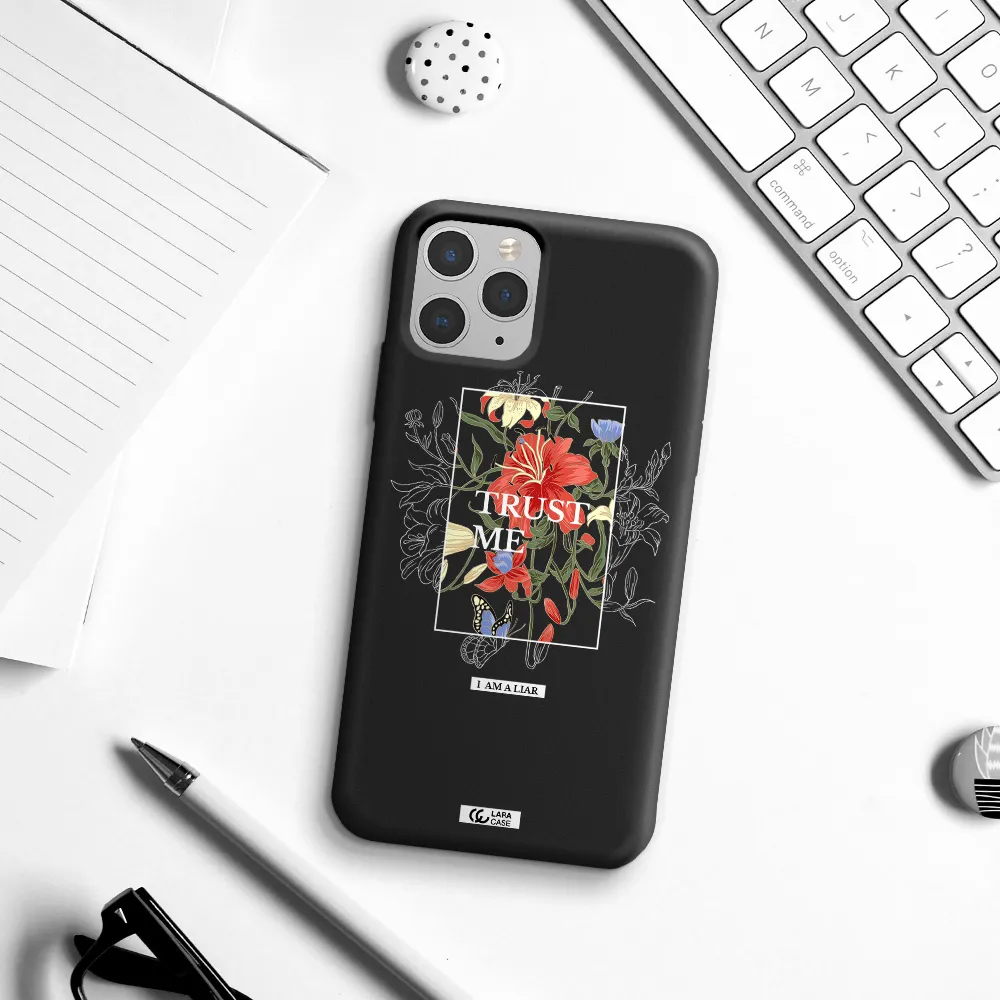 Trust Me Apple iPhone 11 pro Silicone black Case
