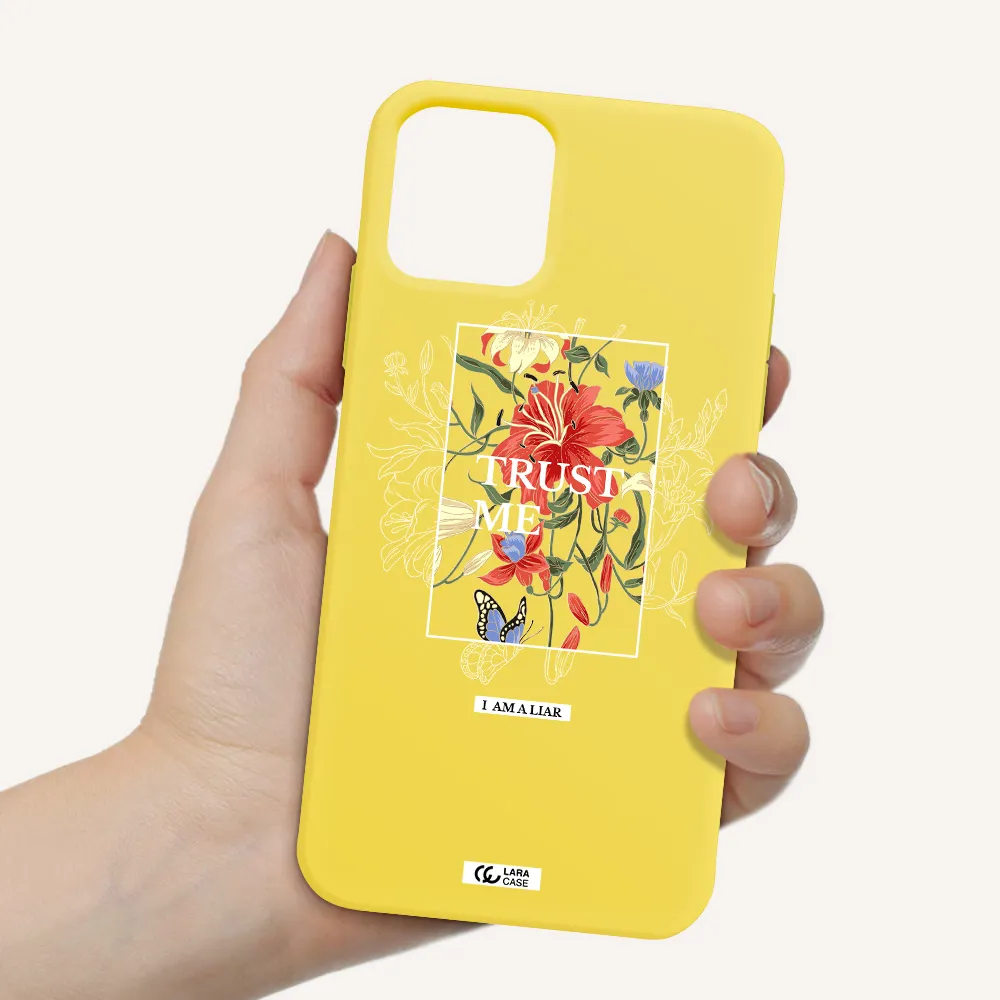 Trust Me Apple iPhone 11 pro Silicone canary yellow Case