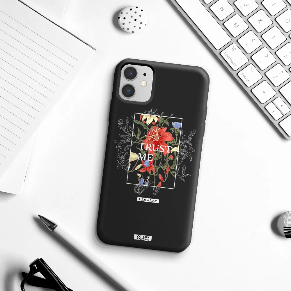Trust Me Apple iPhone 11 Silicone black Case
