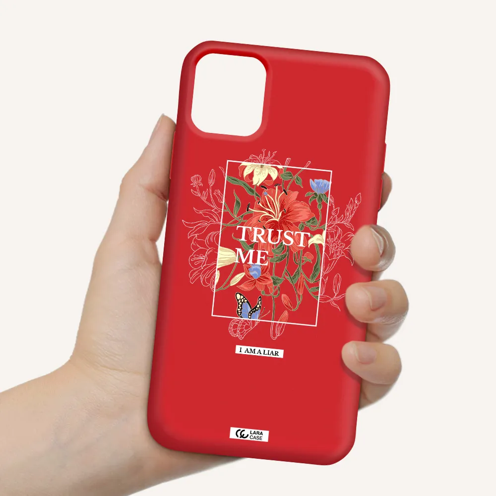 Trust Me Apple iPhone 11 Silicone Imperial Red Case