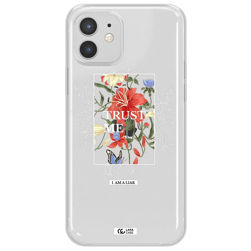Trust Me Apple iPhone 12 Clear TPU Case