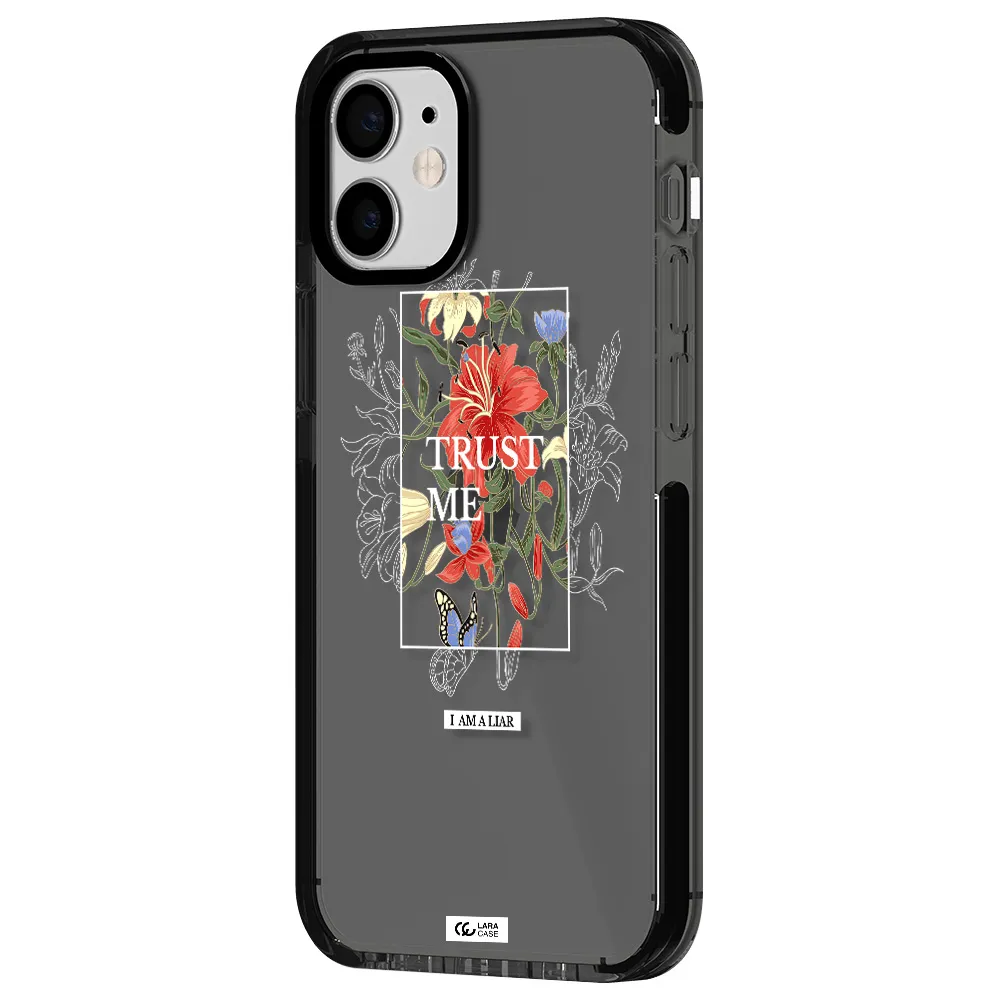 Trust Me Apple iPhone 12 mini impact Smoke Black Case