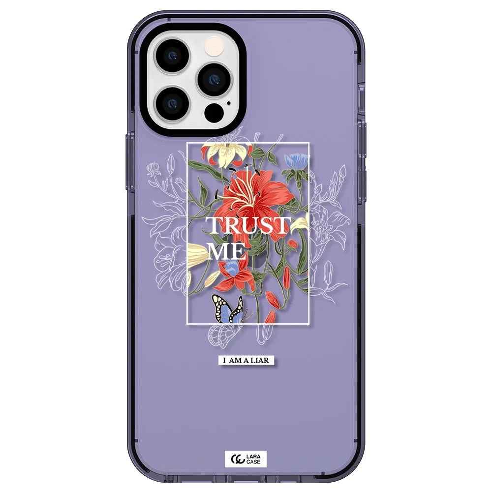 Trust Me Apple iPhone 12 pro impact Lilac Case