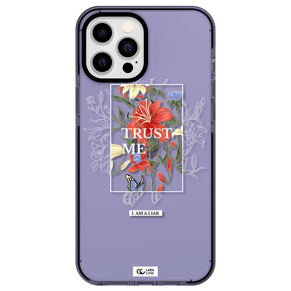 Trust Me Apple iPhone 12 pro max impact Lilac Case