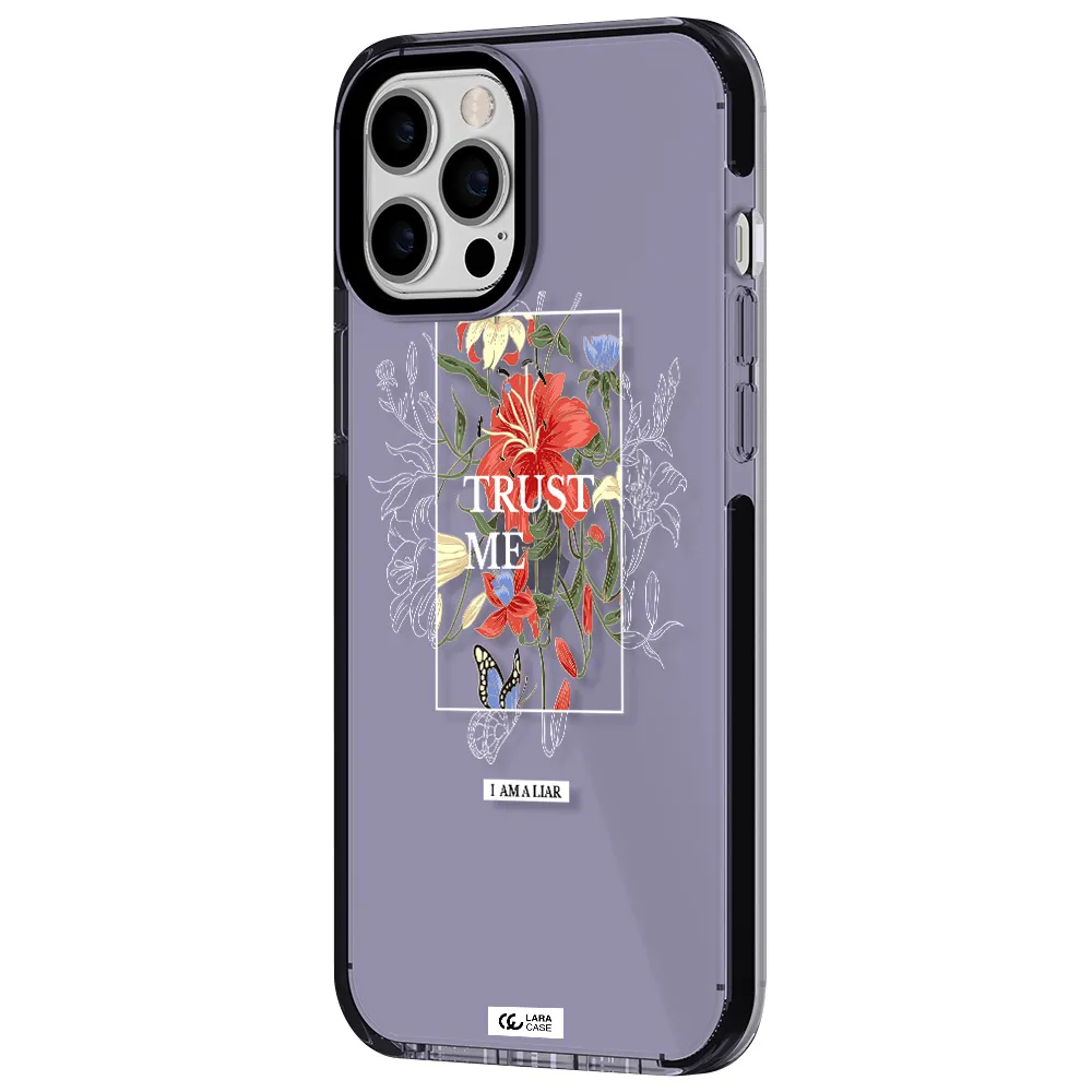 Trust Me Apple iPhone 12 pro max impact Lilac Case