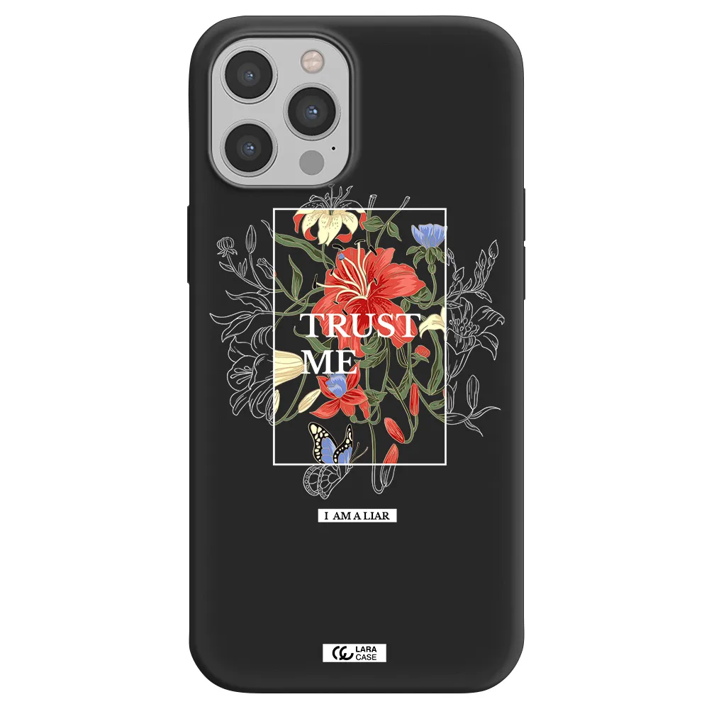 Trust Me Apple iPhone 12 pro Silicone black Case