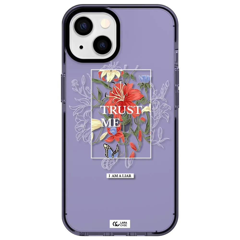 Trust Me Apple iPhone 13 impact Lilac Case