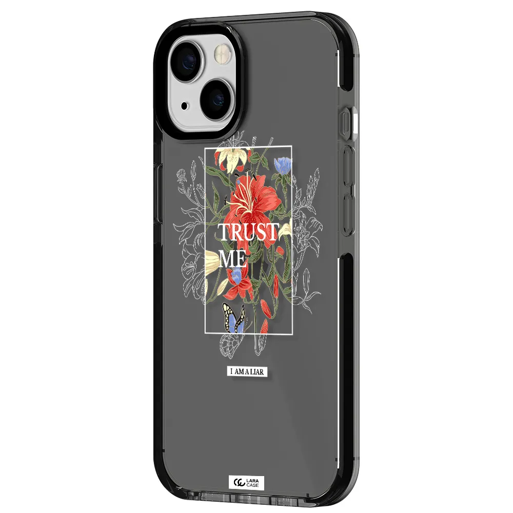 Trust Me Apple iPhone 13 impact Smoke Black Case