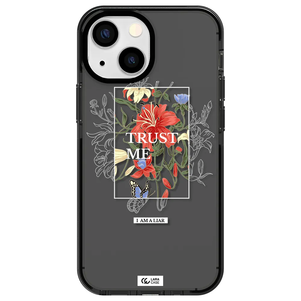 Trust Me Apple iPhone 13 mini impact Smoke Black Case