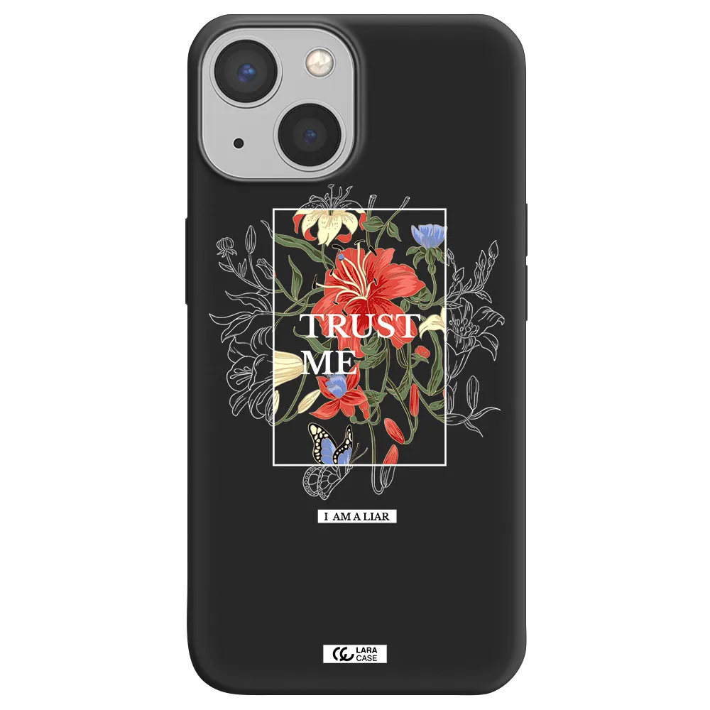 Trust Me Apple iPhone 13 mini Silicone black Case