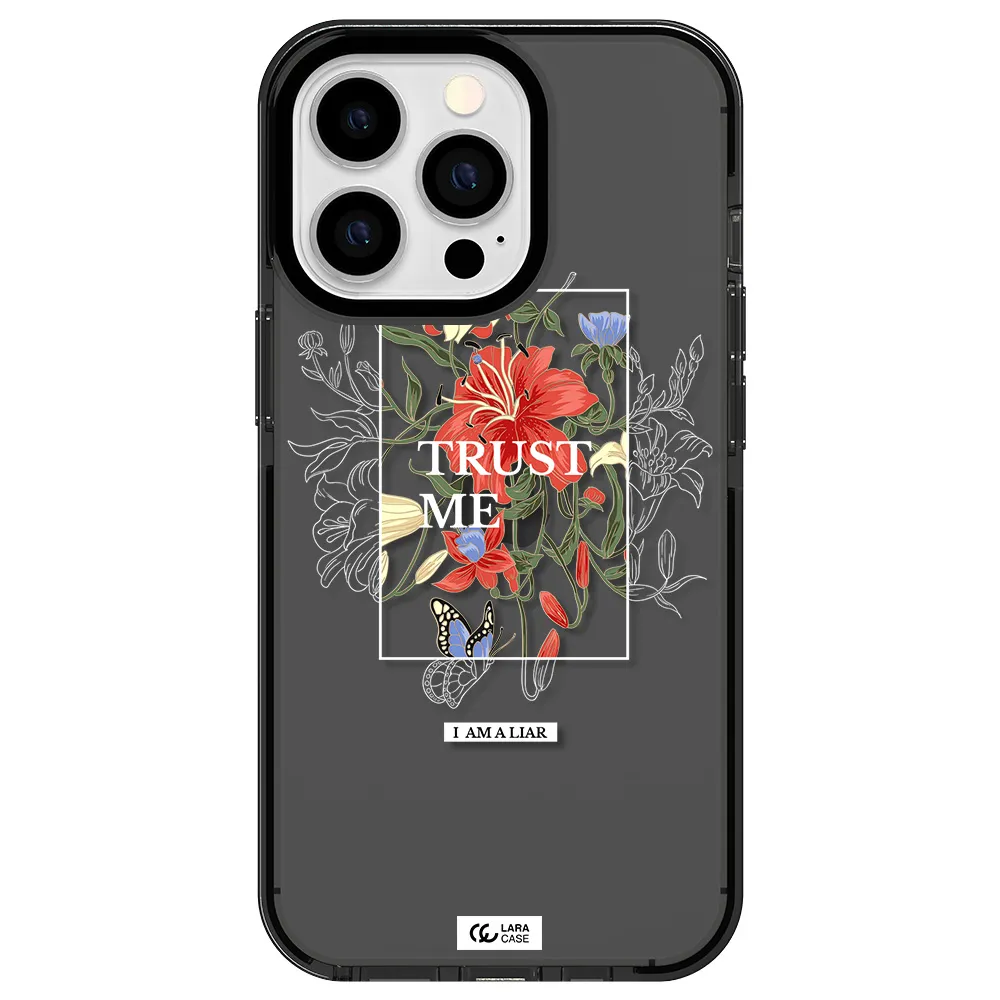 Trust Me Apple iPhone 13 Pro impact Smoke Black Case