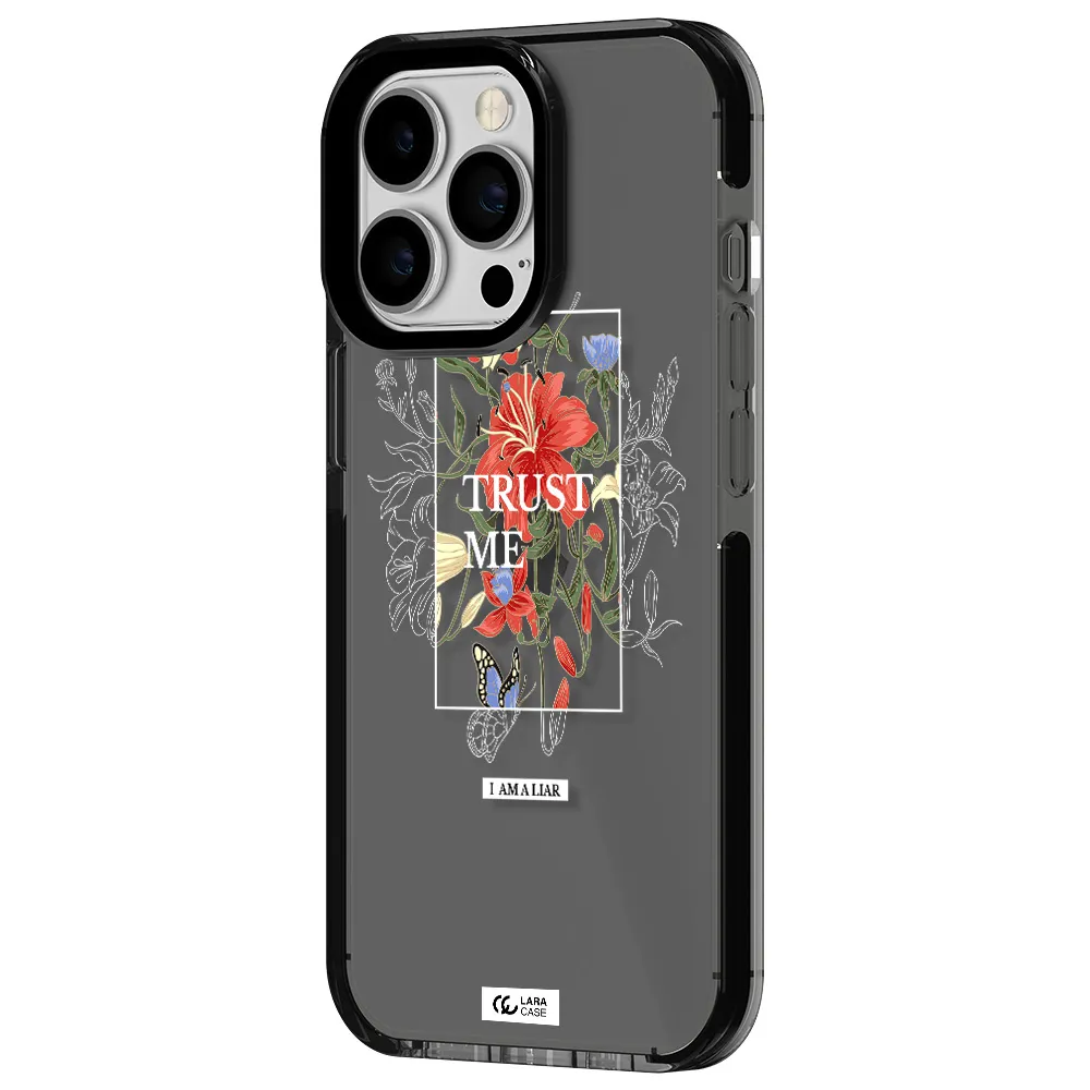 Trust Me Apple iPhone 13 Pro impact Smoke Black Case