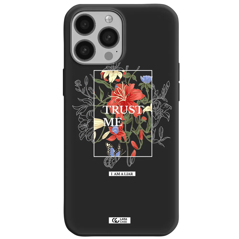 Trust Me Apple iPhone 13 Pro Silicone black Case
