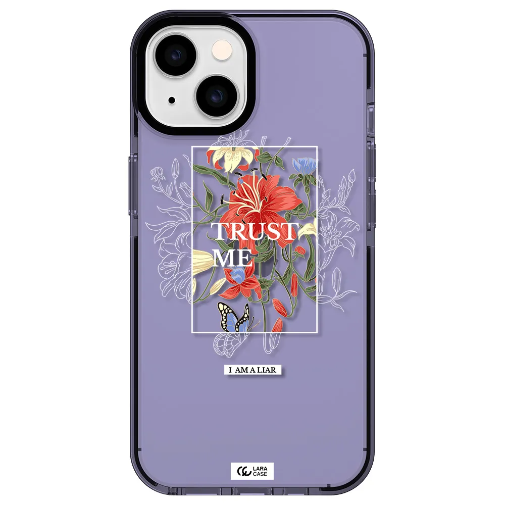 Trust Me Apple iPhone 14 impact Lilac Case