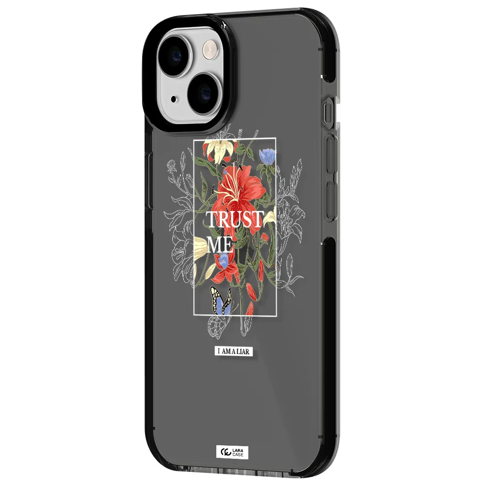 Trust Me Apple iPhone 14 impact Smoke Black Case
