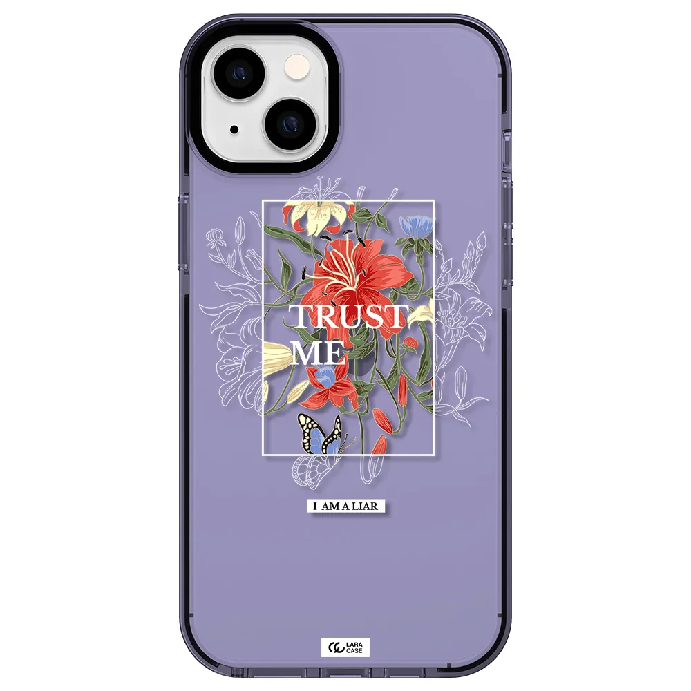 Trust Me Apple iPhone 14 plus impact Lilac Case