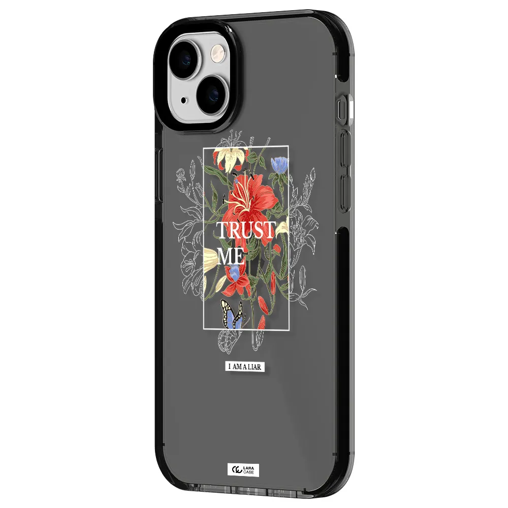 Trust Me Apple iPhone 14 plus impact Smoke Black Case