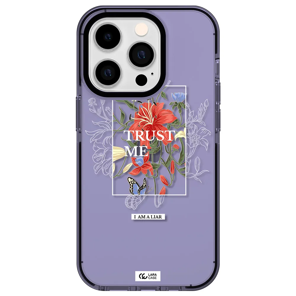 Trust Me Apple iPhone 14 pro impact Lilac Case