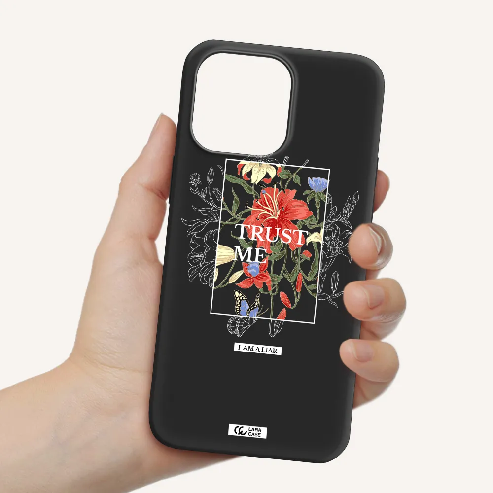 Trust Me Apple iPhone 14 pro max Silicone black Case