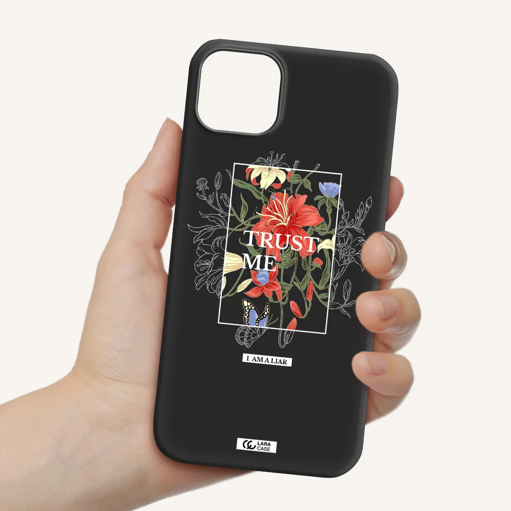 Trust Me Apple iPhone 14 Silicone black Case