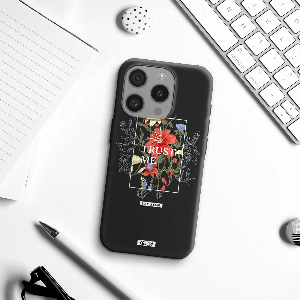 Trust Me Apple Iphone 15 Pro Silicone Black Case