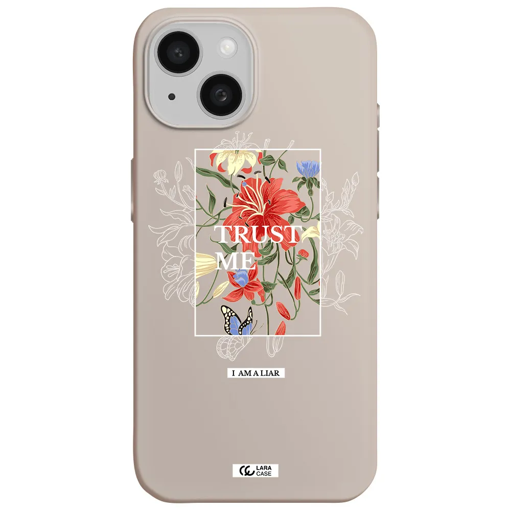 Trust Me Apple iPhone 15 Silicone Stone Case