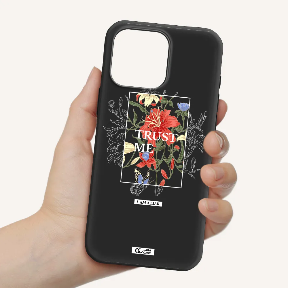 Trust Me Apple Iphone 16 Pro Max Silicone Black Case