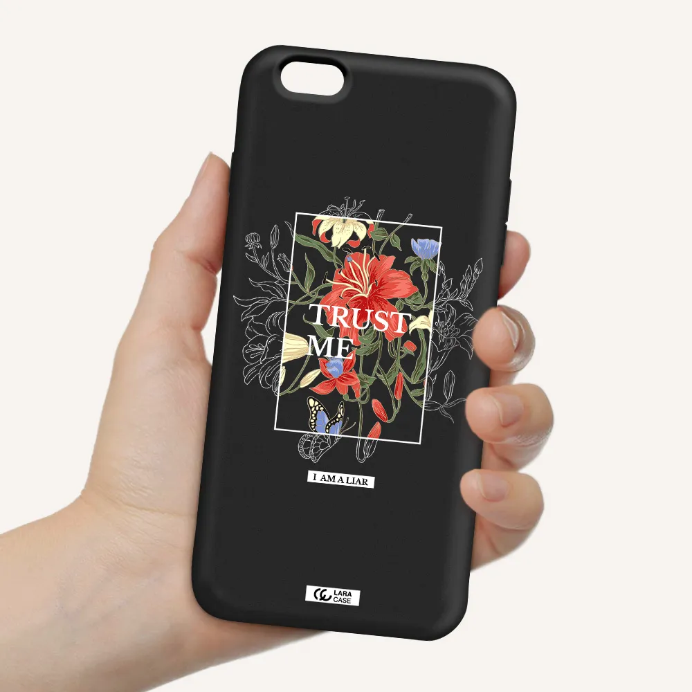 Trust Me Apple iPhone 6 s plus Silicone black Case