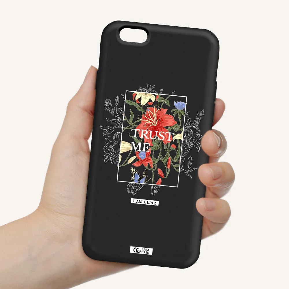 Trust Me Apple iPhone 6 Silicone black Case