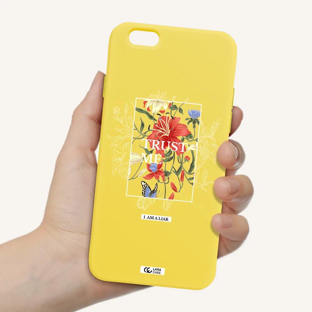 Trust Me Apple iPhone 6 Silicone canary yellow Case
