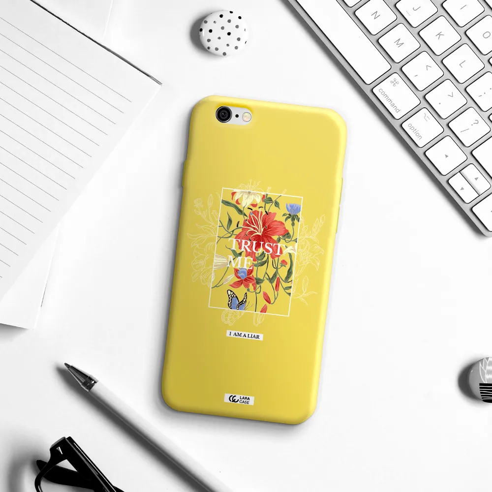 Trust Me Apple iPhone 6 Silicone canary yellow Case