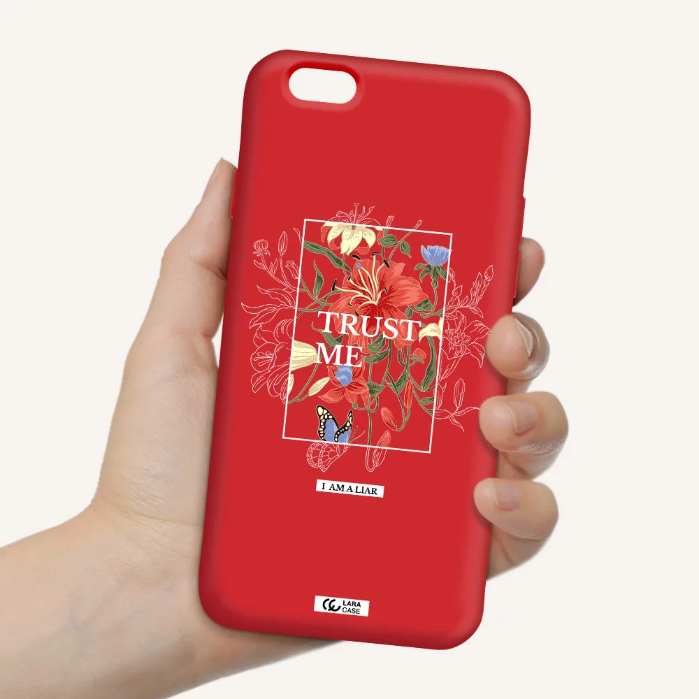 Trust Me Apple iPhone 6 Silicone Imperial Red Case