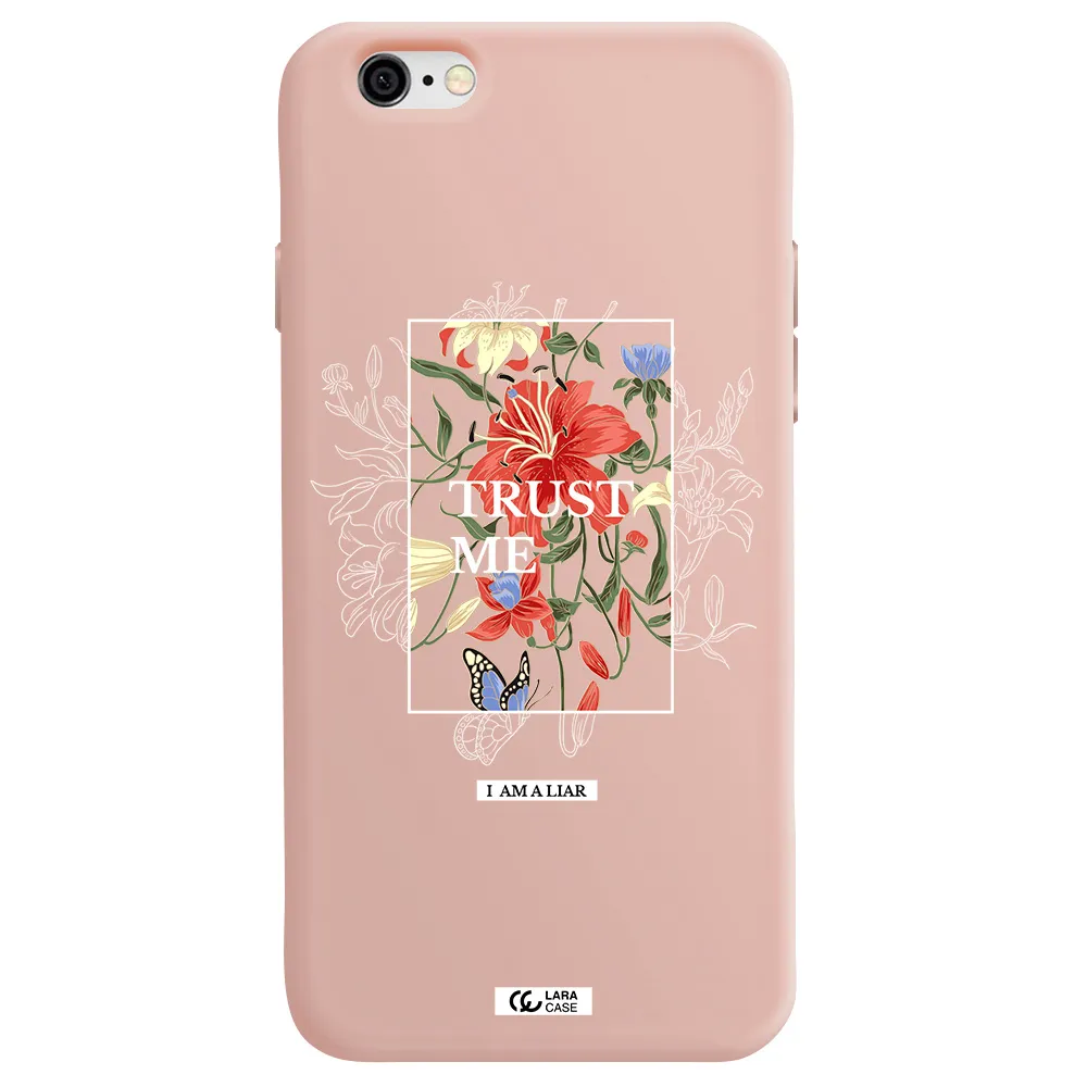 Trust Me Apple iPhone 6 Silicone pastel pink Case