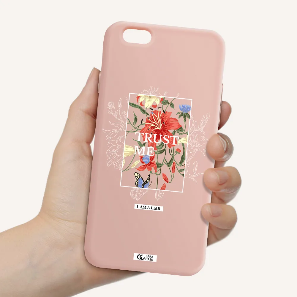 Trust Me Apple iPhone 6 Silicone pastel pink Case