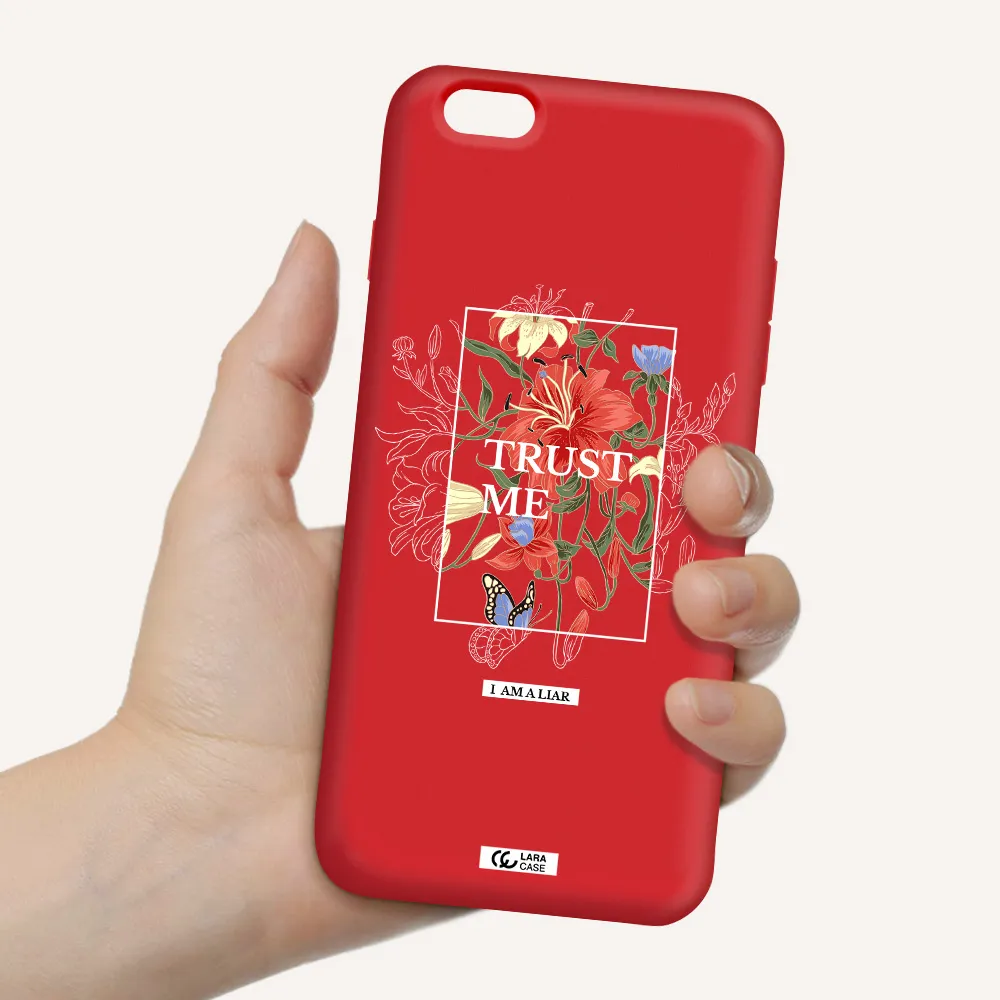 Trust Me Apple iPhone 6S Silicone Imperial Red Case