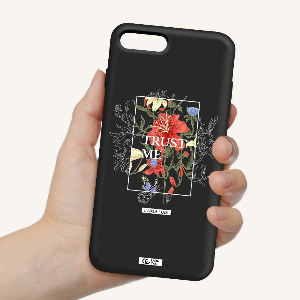 Trust Me Apple iPhone 7 plus Silicone black Case