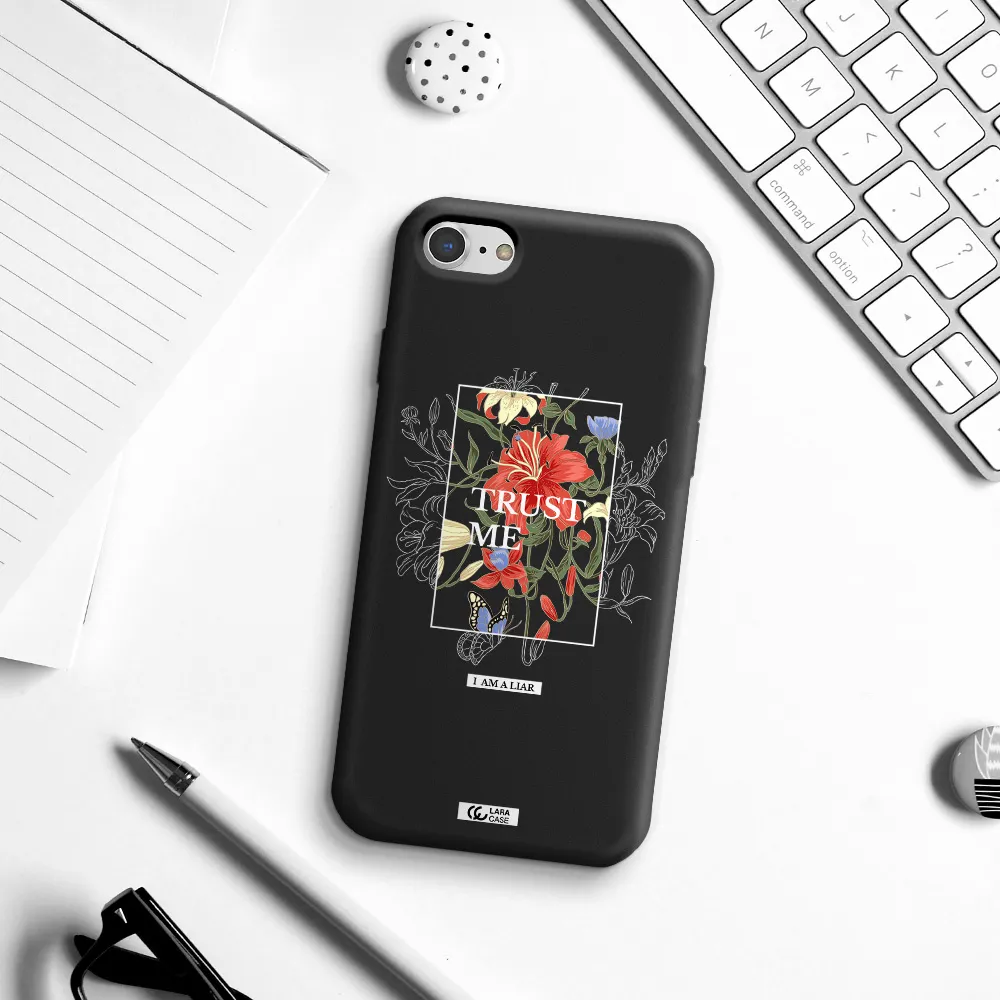 Trust Me Apple iPhone 7 Silicone black Case