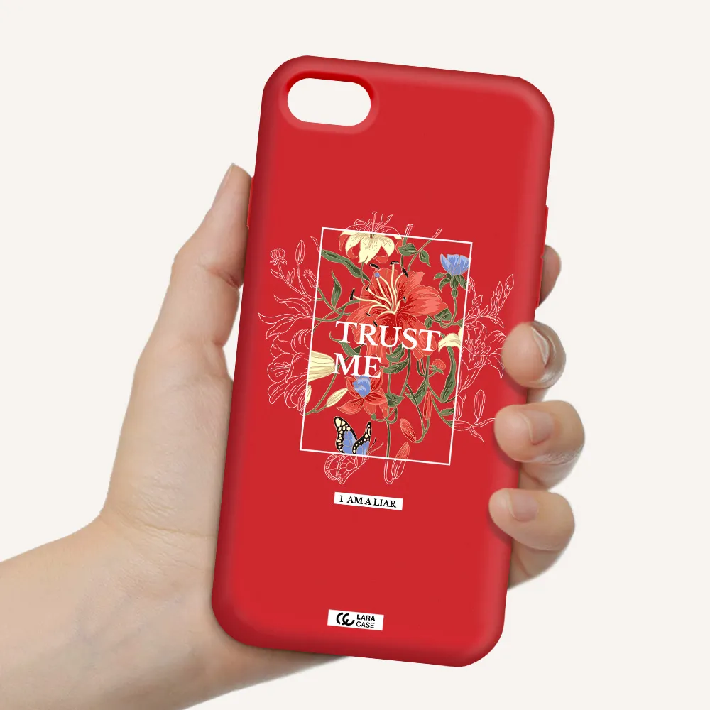 Trust Me Apple iPhone 7 Silicone Imperial Red Case