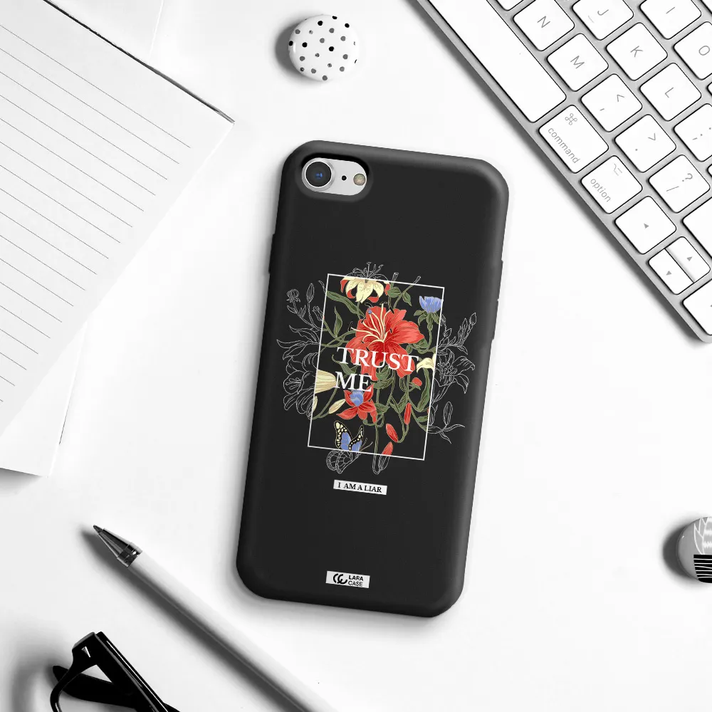 Trust Me Apple iPhone 8 Silicone black Case