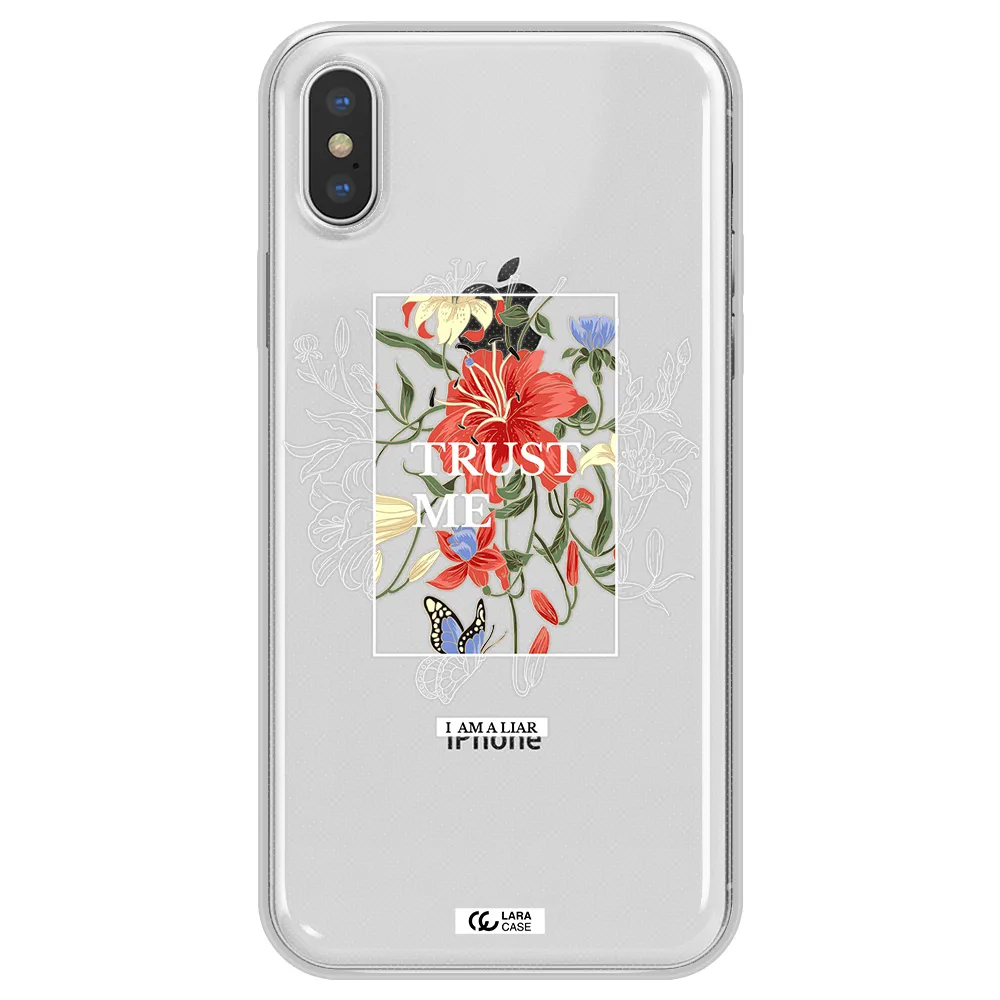 Trust Me Apple iPhone X Clear TPU Case