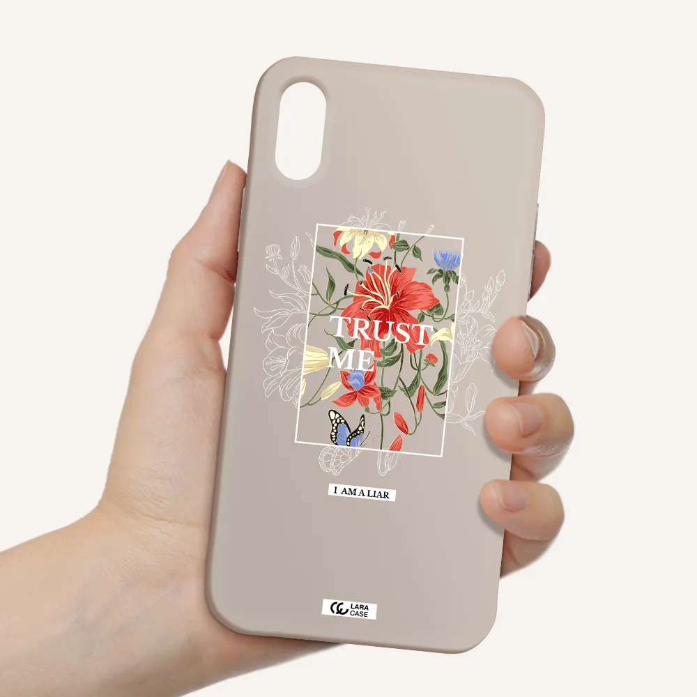 Trust Me Apple iPhone X Silicone Stone Case