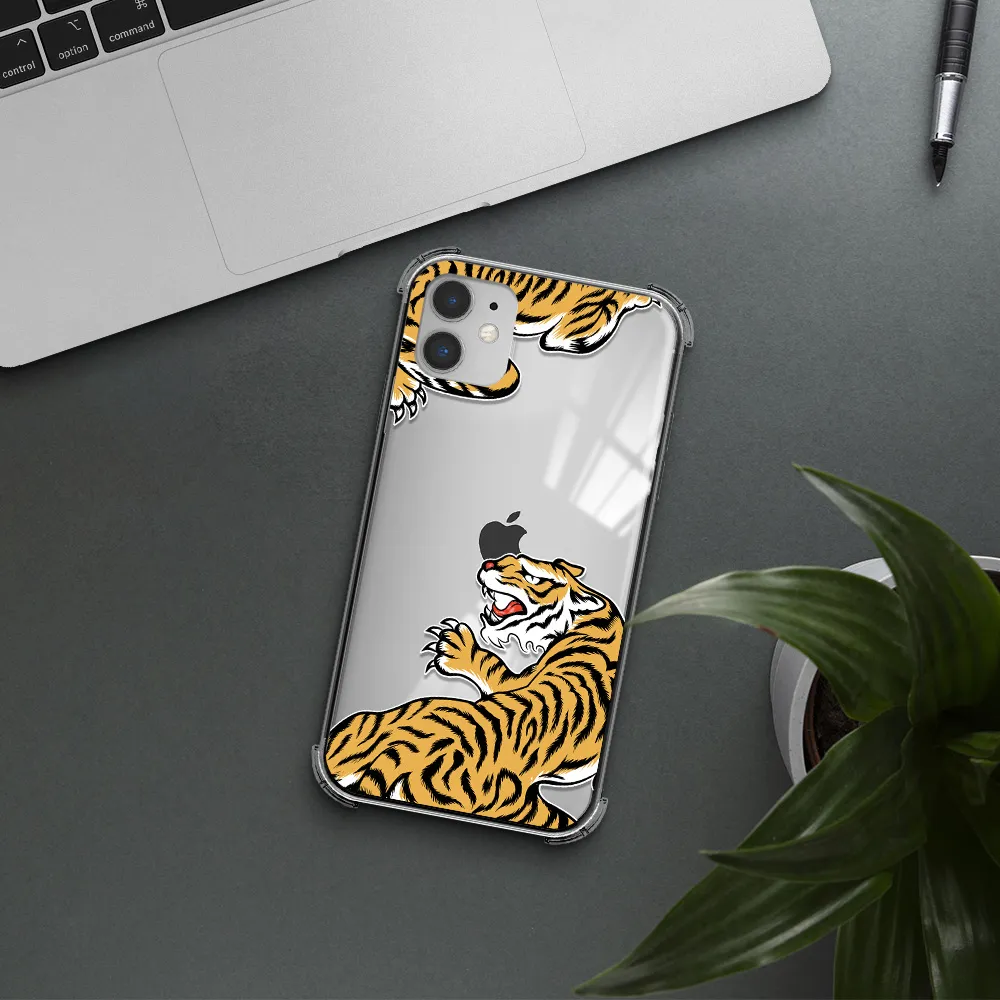 Chinese Tiger Apple iPhone 11 Clear PC Case