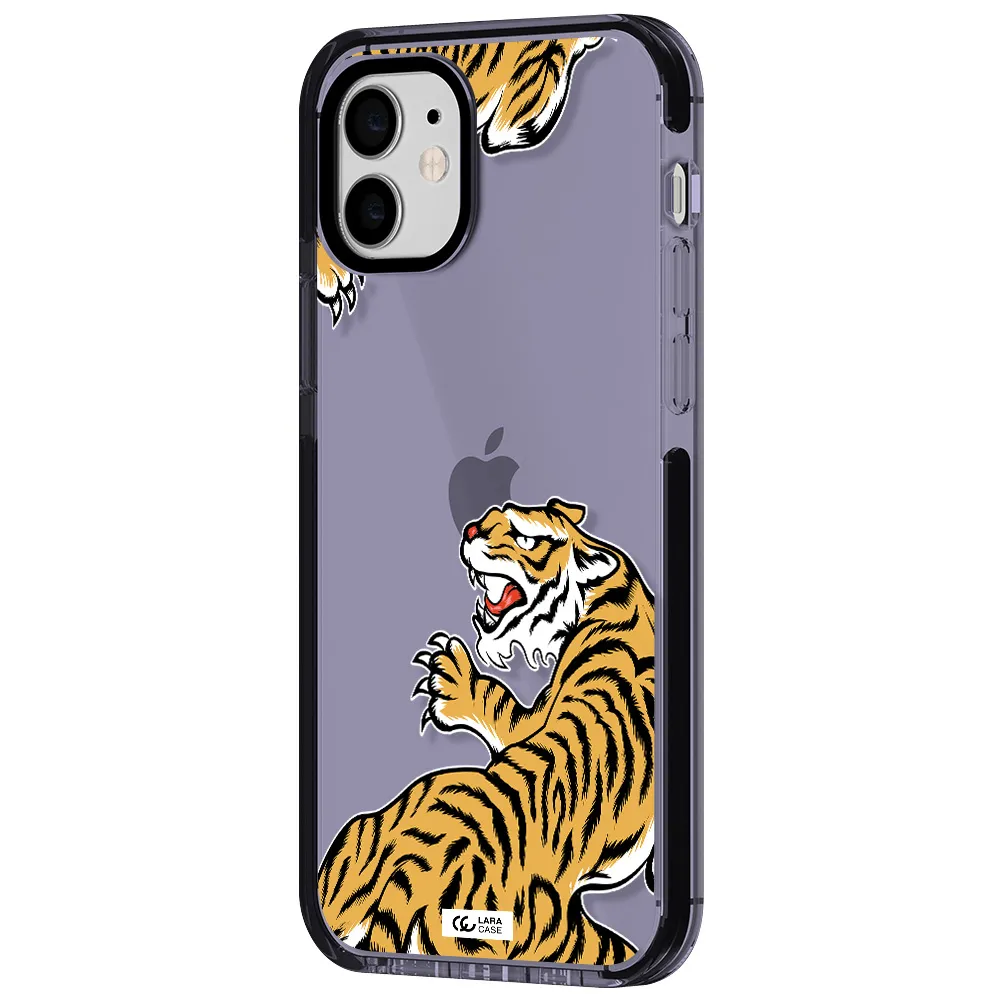 Chinese Tiger Apple iPhone 11 impact Lilac Case